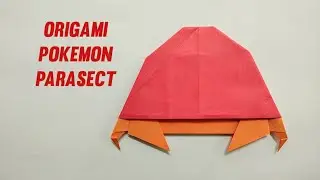 Origami Pokemon Parasect Easy - How to make Pokemon Parasect (Pokemon Go)