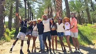 ORGANIC DATE FARM TOUR | EATING FRESH PICKED DATES IN COACHELLA VALLEY, CA
