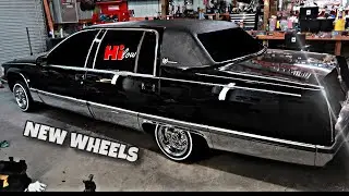 LOWRIDER ZENITH WHEELS ARE FINALLY IN !!! 95 CADILLAC FLEETWOOD