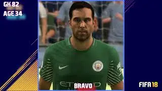 FIFA 18 - ALL MAN CITY PLAYER FACES