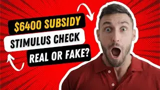 The Truth About $6400 Subsidy Stimulus Check