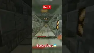 Minecraft, most secure base😱😱 #shorts #minecraft #viral