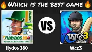 Hydos 380 vs Wcc3 comparison Which is the best Cricket game ?