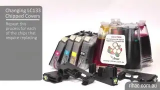 Changing LC133 Rihac Inklink Covers Refill Cartridges