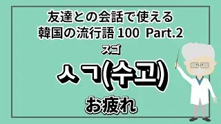 【韓国の流行語１００】友達との会話で使える韓国の流行語100 Part 2【ネイティブの発音付き】