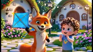 &iquest;D&oacute;nde escondi&oacute; el beb&eacute; zorro la cometa azul? | Canci&oacute;n Infantil | Rimas para Ni&ntilde;os