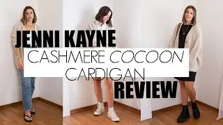 Обзор кашемирового кардигана-кокона Jenni Kayne