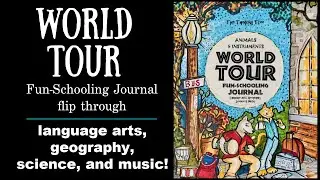 Chat & Flip (through) of World Tour Fun-Schooling Journal by The Thinking Tree