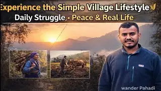 Experience the Simple Village Lifestyle 🌾 | Daily Struggle, Peace & Real Life | wander Pahadi