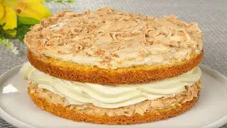 Торт за 5 минут! Знаменитый норвежский пирог, который тает во рту! Просто и вкусно