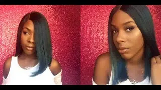 New Born Free Lace Front Wig MLC203 Magic Lace Curved Part 203 W/ Dionna Marguerite * Iamahair *