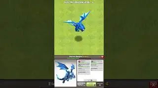 Upgrading Electro Dragon Level 1 To Max And All Details Hitpoint And Damage🔥 #shorts #clashofclans