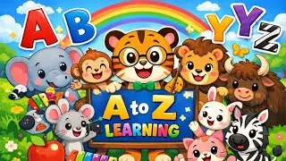 A to Z Alphabet Learning for Kids | Fun Paws Cartoon #AlphabetLearning#AToZLearning#KidsLearning#abc