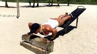 Workout on the Miami Beach