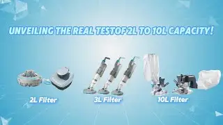 What Filter Capacity Do You Really Need | Robotic vs Handheld Pool Cleaners (2L, 3L, 10L Compared)