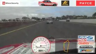 Touring Car Masters 2016 Sandown Race 1 Video VBOX