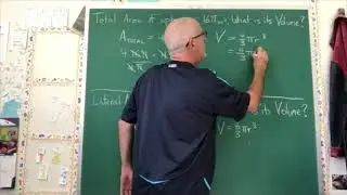Volume of a Sphere or Hemisphere Given the Area