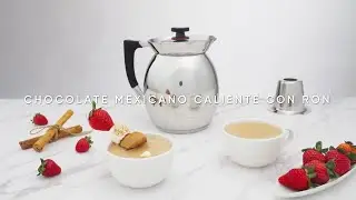 Chocolate Caliente Mexicano con Ron