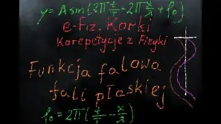 Funkcja falowa fali płaskiej - Fale mechaniczne - LO3