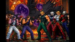 [KOF Mugen] Nuclear Ralf, Ralf CI, O-Ralf, Ralf vs Flames Rugal, O-Rugal, Ex Rugal, Rugal [ 4vs4 ]