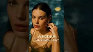 AI Models for Jewelry - Tiffany Earrings Try-On