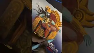 Ravana Digital Painting | Ipad Art #shorts #ravana #art #dussehra