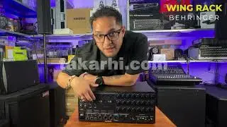 Behringer WING RACK 48-Channel Digital Mixer (24 XLR) with Roger 