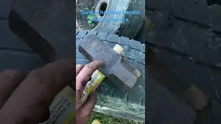 Lowe&rsquo;s sledge hammer handle mounting. 36&rdquo; oval eye sledge hdl. #howto #sledgehammer #farmlife