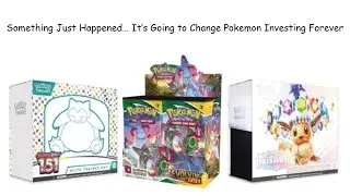 Pokemon Investors Need to See This, The Pokemon Market Has Changed Forever