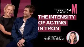 Gillian Anderson, Evan Peters and the intensity of acting in Tron