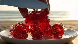 Satisfying Fruit Cutting ASMR With Blueberry, Kiwi & Strawberry | Chill Vibe Relaxation