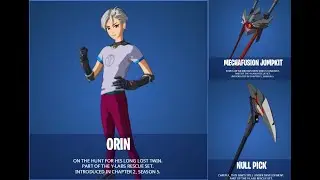 Fortnite New ORIN skin, Mechafusion jumpkit and Null Pickaxe -Fortnite Item Shop Leak skin