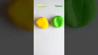 Yellow + Green = Sunny Lime 💛💚 Satisfying ASMR Color Mix #shorts