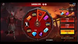 Free Fire New Event Samurai Spin Event Zombie Samurai Bundle Return Spin Trick  2022, 25 February