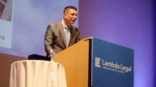 Windy City Times: Jim Bennett at Lambda legal Bon Foster Awards