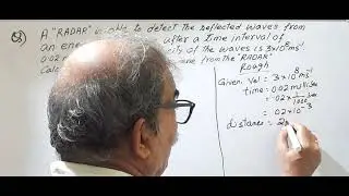 Physics/SOUND/Numerical problem of RADAR/ 9,10,11 & Others competitive exam.