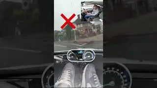 How to gear down at high speeds before turning #manualcar #shorts