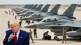 Poland Shocked! Dozens of US F-16 Fighter Jets Suddenly Arrive in Eastern Europe