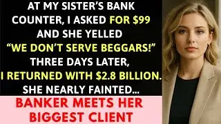 At My Sister&rsquo;s Bank Counter, I Asked For $99 And She Yelled &ldquo;We Don&rsquo;t Serve Beggars!&rdquo;  3 Days...