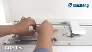 COF Test by Saicheng&reg; X-810 Friction Peel Tester