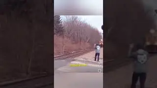Train Smashes Toyota Camry #CarCrash #Train #ToyotaCamry