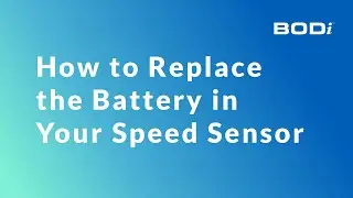 How to Replace the Battery in Your Speed Sensor | BODi Bike by MYX Fitness