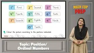 Math for Kids 5+ | Learning Position & Ordinal Numbers For Students