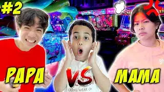 24 JAM JADI PAPA MAMA PART 2 ! MAIN MESIN ARCADE TIMEZONE SAMPAI PUAS !