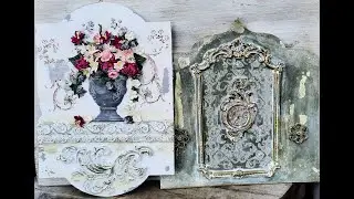 2 Anleitungen – 2 instructions - „Shabby Flowers and The Vintage Time“
