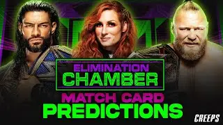 WWE Elimination Chamber 2022 | Match Card Predictions (w/ Custom GFX)