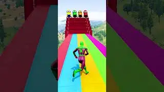 GTA 5 Epic Water Ragdolls | Spider-Man Jumps / Fails ep.4997 #shorts