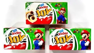 SUPER MARIO KINDER JOY UNBOXING || NEW KINDER JOY ASMR OPENING 