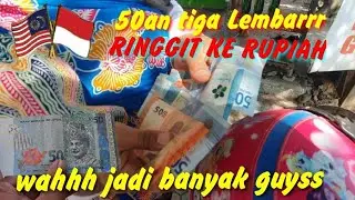 SATU LEMBAR WANG RINGGIT MALAYSIA BOLEH JADI BANYAK WANG RUPIAH
