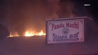 Fire Rips Through Roof of Alpine Sushi Restaurant, Triggers Second Alarm Response